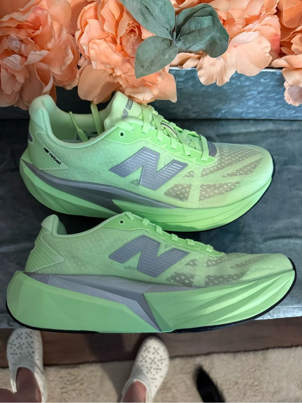 New Balance Women's Neon Green FuelCell Rebel v5